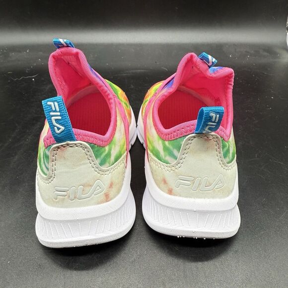 Fila Landbuzzer Tie Dye Infants Size 10 NEW Colorful School Casual - Picture 4 of 9